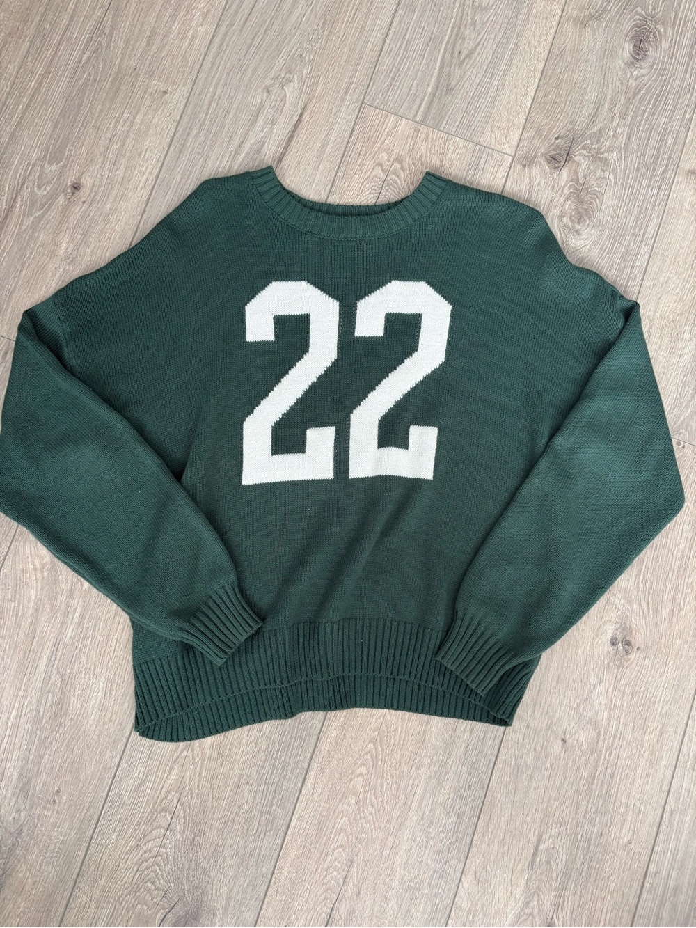 Hollister Forest Green Crewneck Sweater